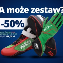 Super Oferta: Zestaw Buty Sparco + Rkawice Alpinestars