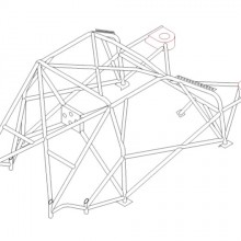 Klatka bezpieczestwa Custom Cages: Alfa Romeo 145