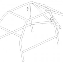 Klatka bezpieczestwa Custom Cages: Audi Quatro LWB