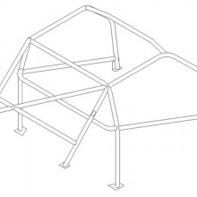 Klatka bezpieczestwa Custom Cages: Austin Healey