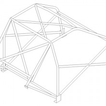 Klatka bezpieczestwa Custom Cages: BMW CSL