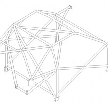 Klatka bezpieczestwa Custom Cages: BMW Serii 3 E36 Compact