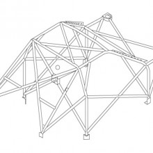 Klatka bezpieczestwa Custom Cages: BMW E46