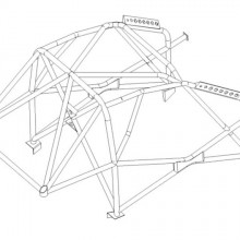 Klatka bezpieczestwa Custom Cages: Citroen C1