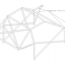 Klatka bezpieczestwa Custom Cages: Datsun 240Z