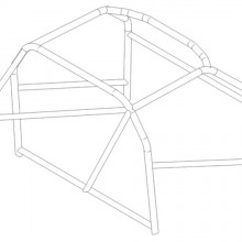 Klatka bezpieczestwa Custom Cages: Ferrari 308 GT4