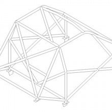 Klatka bezpieczestwa Custom Cages: Fiat Punto