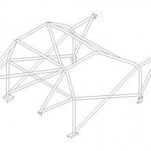 Klatka bezpieczestwa Custom Cages: Ford Sierra Cosworth