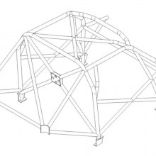 Klatka bezpieczestwa Custom Cages: Lancia Delta Integrale