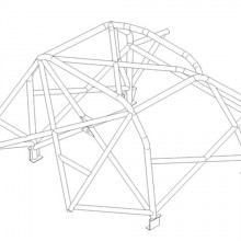 Klatka bezpieczestwa Custom Cages: Mazda RX8