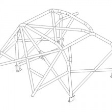 Klatka bezpieczestwa Custom Cages: Mercedes 190