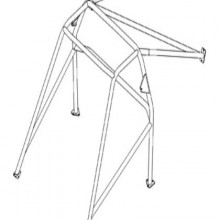 Klatka bezpieczestwa Custom Cages: Mitsubishi Lancer EVO 8