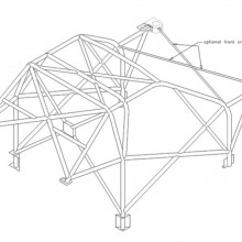 Klatka bezpieczestwa Custom Cages: Mitsubishi Lancer EVO 5