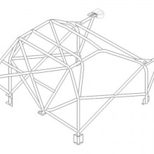 Klatka bezpieczestwa Custom Cages: Mitsubishi Lancer EVO 5