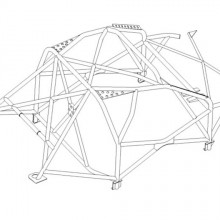 Klatka bezpieczestwa Custom Cages: Mitsubishi Lancer Evo 9 Assy