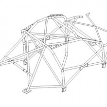 Klatka bezpieczestwa Custom Cages: Mitsubishi Lancer EVO 9