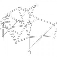 Klatka bezpieczestwa Custom Cages: Nissan Micra