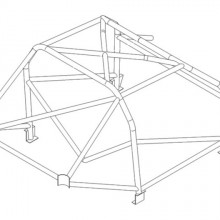 Klatka bezpieczestwa Custom Cages: Opel Ascona