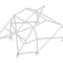 Klatka bezpieczestwa Custom Cages: Peugeot 106