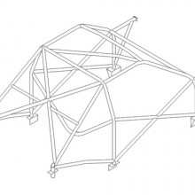 Klatka bezpieczestwa Custom Cages: Peugeot 205