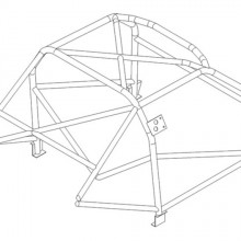 Klatka bezpieczestwa Custom Cages: Peugeot 504