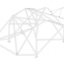 Klatka bezpieczestwa Custom Cages: Renault Clio II