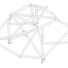 Klatka bezpieczestwa Custom Cages: Skoda Fabia