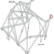 Klatka bezpieczestwa Custom Cages: Subaru Impreza 4 GC8