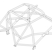 Klatka bezpieczestwa Custom Cages: Toyota Starlet EP82