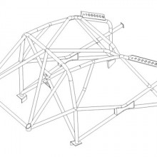 Klatka bezpieczestwa Custom Cages: Toyota Aygo