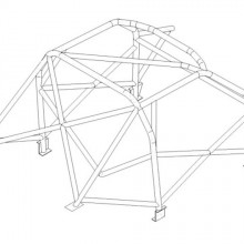 Klatka bezpieczestwa Custom Cages: Triumph Dolomite Sprint