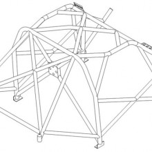 Klatka bezpieczestwa Custom Cages: Volkswagen Golf V R32