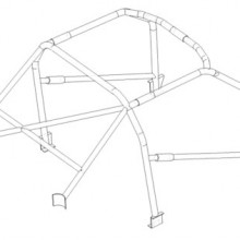 Klatka bezpieczestwa Custom Cages: Aston Martin DB4