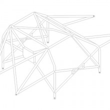 Klatka bezpieczestwa Custom Cages: Chevrolet Corvette