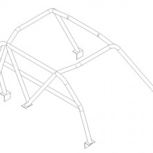 Klatka bezpieczestwa Custom Cages: Ferrari 275 GTB