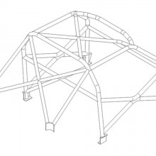 Klatka bezpieczestwa Custom Cages: Ford Falcon