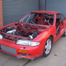 Klatka bezpieczestwa Custom Cages: Nissan 200SX S14