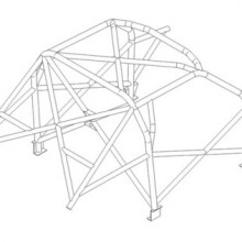 Klatka bezpieczestwa Custom Cages: Mercedes 190