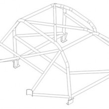 Klatka bezpieczestwa Custom Cages: Opel Firenza