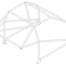 Klatka bezpieczestwa Custom Cages: Ford Anglia