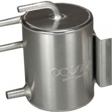 Aluminiowy zbiornik Fuel Swirl Pot OBP Push On ( wiszcy )