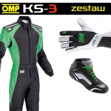 Super Oferta: Zestaw kartingowy OMP KS-3 Fluo