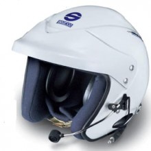 Wyprzeda: Kask Sparco WTT-J + Hans + Peltor
