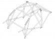 Klatka bezpieczeństwa Custom Cages: Ford Focus II