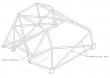 Klatka bezpieczeństwa Custom Cages: Ford Escort Historic