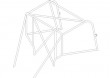 Klatka bezpieczestwa Custom Cages: Land Rover 90 (wewntrzna)