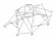 Klatka bezpieczestwa Custom Cages: Mitsubishi Lancer EVO 9