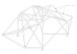 Klatka bezpieczeństwa Custom Cages: Renault Clio II