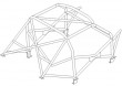 Klatka bezpieczeństwa Custom Cages: Toyota Starlet EP82