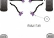 Tuleje poliuretanowe Powerflex do wahacza przedniego: BMW E38